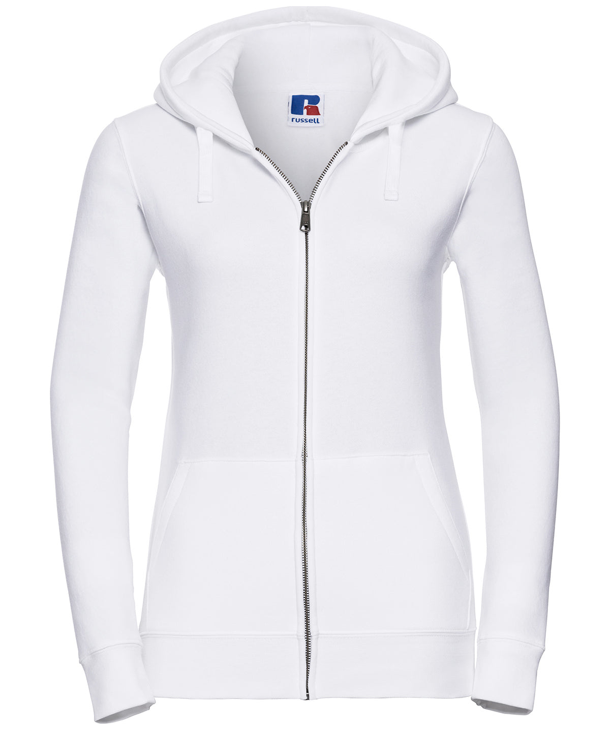 Women's authentic zipped hooded sweatshirt